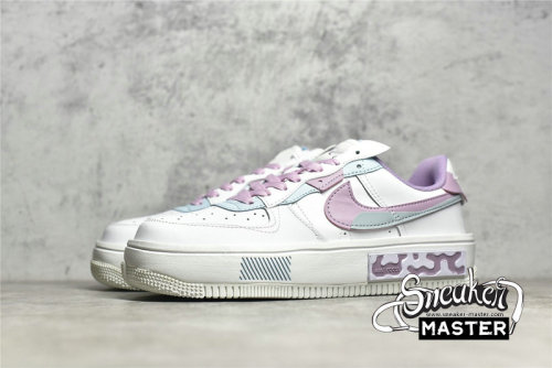 NIKE AIR FORCE 1 FONTANKA WHITE/BLUE/PINK-LIGHT PURPLE CW6688-607
