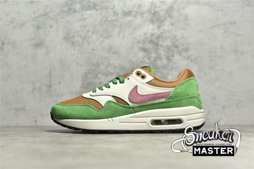 NIKE AIR MAX 1 NH TREELINE/LIGHT BORDEAUX/DARK DRIFTWOOD DR9773-300