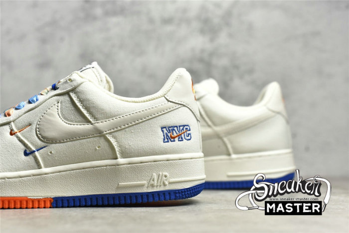 NIKE AIR FORCE 1 LOW 07 BEIGE/BLUE/ORANGE NA2022-003