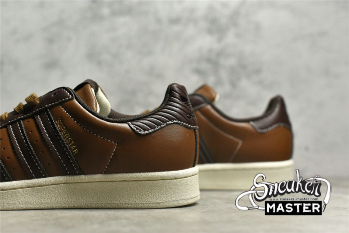 ADIDAS SUPERSTAR SHOES WILD BROWN/BROWN/BEIGE GW4438