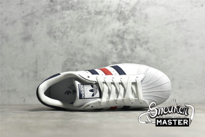 ADIDAS SUPERSTAR SHOES CLOUD WHITE/SCARLET/CLOUD WHITE FX2328