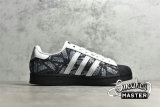 ADIDAS SUPERSTAR ALL OVER PRINT SHOES CORE BLACK/CLOUD WHITE/CLOUD WHITE FV2820