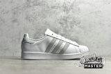 ADIDAS SUPERSTAR SHOES CLOUD WHITE/VAPOUR GREEN/CORE BLACK EE7401