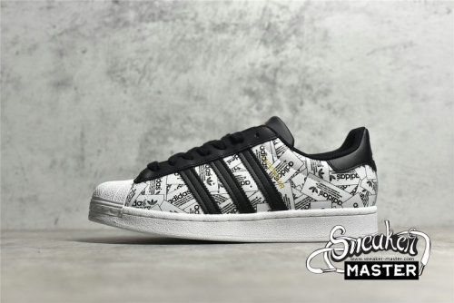 ADIDAS SUPERSTAR LABEL COLLAGE CLOUD WHITE/CORE BLACK/CORE BLACK FV2819