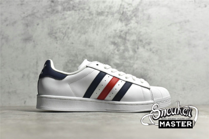 ADIDAS SUPERSTAR SHOES CLOUD WHITE/SCARLET/CLOUD WHITE FX2328