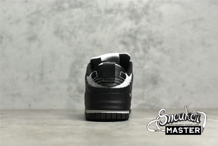 NIKE SB DUNK LOW DISRUPT 2 BLACK/BLACK/WHITE DV1491-002
