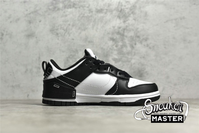 NIKE SB DUNK LOW DISRUPT 2 BLACK/BLACK/WHITE DV1491-002