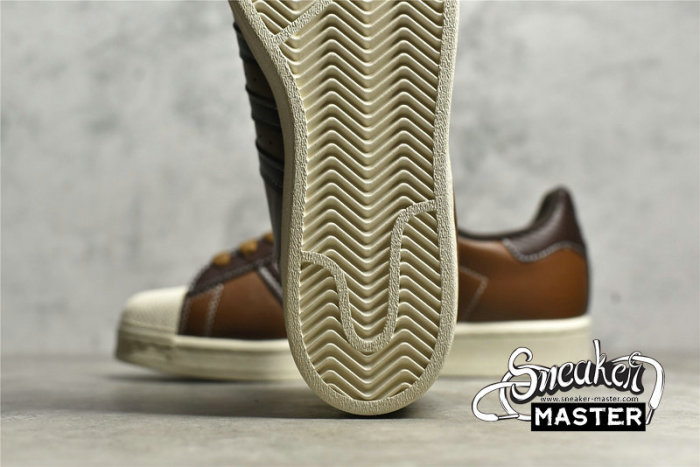 ADIDAS SUPERSTAR SHOES WILD BROWN/BROWN/BEIGE GW4438