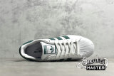 ADIDAS SUPERSTAR SHOES CLOUD WHITE/COLLEGIATE GREEN/CLOUD WHITE EE4473