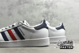 ADIDAS SUPERSTAR SHOES CLOUD WHITE/SCARLET/CLOUD WHITE FX2328