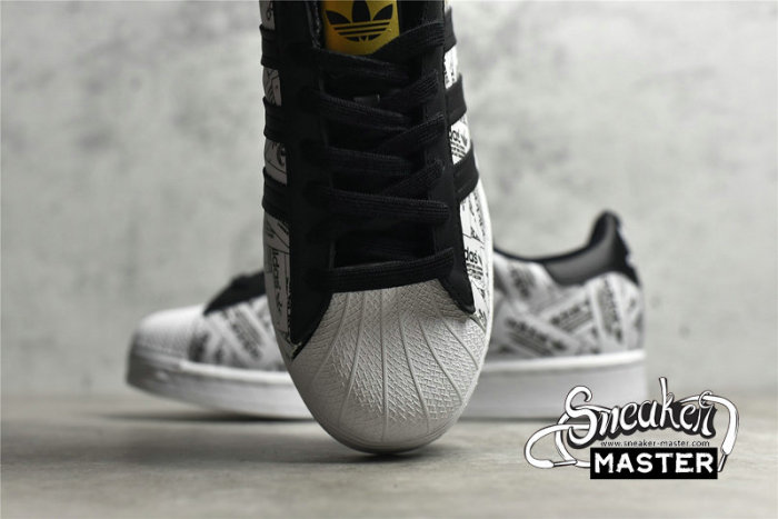 ADIDAS SUPERSTAR LABEL COLLAGE CLOUD WHITE/CORE BLACK/CORE BLACK FV2819