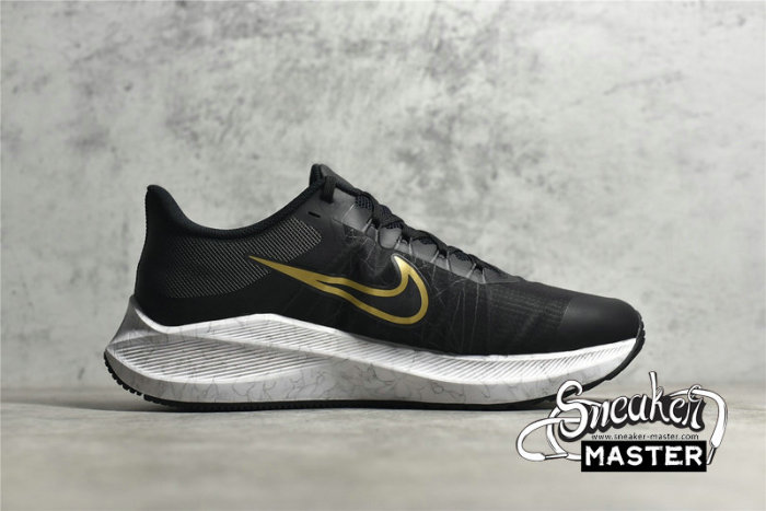 NIKE ZOOM WINFLO 8 BLACK/METALLIC GOLD/WHITE CW3419-009