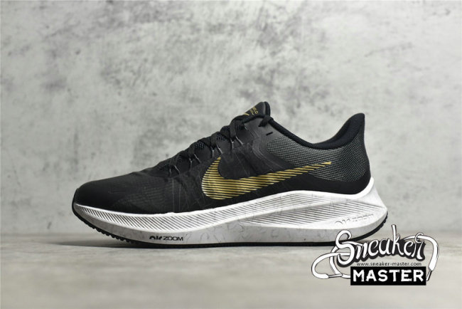 NIKE ZOOM WINFLO 8 BLACK/METALLIC GOLD/WHITE CW3419-009