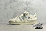 ADIDAS FORUM LOW STITCH X DISNEY CLOUD WHITE/SKY BLUE/CLOUD WHITE HQ6374