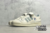 ADIDAS FORUM LOW STITCH X DISNEY CLOUD WHITE/SKY BLUE/CLOUD WHITE HQ6374