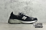 NEW BALANCE 993 RUNNING SHOES MADE IN USA NAVY/WHITE/SILVER MR993NV
