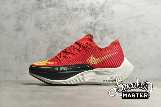 NIKE ZOOMX VAPORFLY NEXT% 2 SIREN RED/DARK SMOKE GREY/SUMMIT WHITE/VOLT CU4111-600