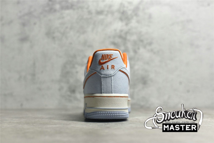 NIKE AIR FORCE 1 LOW LIGHT BLUE/ORANGE/WHITE 315122-662