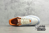 NIKE AIR FORCE 1 LOW LIGHT BLUE/ORANGE/WHITE 315122-662