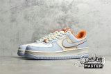 NIKE AIR FORCE 1 LOW LIGHT BLUE/ORANGE/WHITE 315122-662