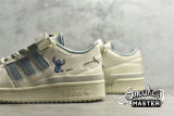 ADIDAS FORUM LOW STITCH X DISNEY CLOUD WHITE/SKY BLUE/CLOUD WHITE HQ6374