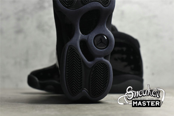 NIKE AIR JORDAN 13 RETRO CAP AND GOWN BLACK/BLACK/BLACK 414571-012
