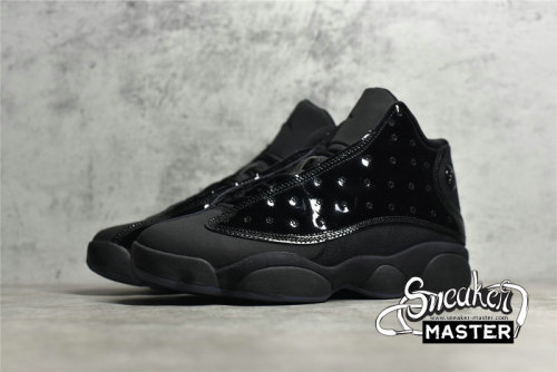 NIKE AIR JORDAN 13 RETRO CAP AND GOWN BLACK/BLACK/BLACK 414571-012