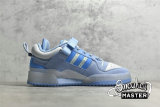ADIDAS FORUM BUCKLE LOW PUERTO RICO EXCLUSIVE X BAD BUNNY BLUE TINT/LIGHT BLUE/CLEAR BLUE GY9693