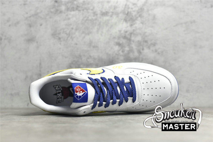 NIKE AIR FORCE 1 LOW 07 WHITE/BLUE/YELLOW YK2311-022