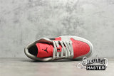 NIKE AIR JORDAN 1 LOW LIGHT IRON ORE/BLACK-SIREN RED DC0774-060