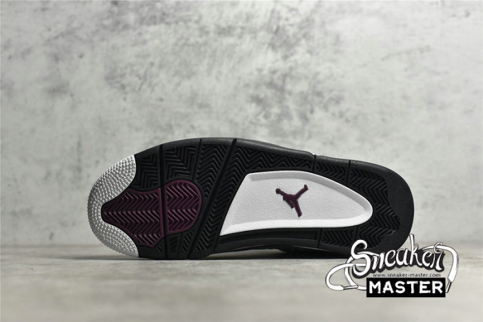NIKE AIR JORDAN 4 RETRO BORDEAUX X PARIS SAINT-GERMAIN WHITE/NEUTRAL GREY/BLACK/BORDEAUX CZ5624-100