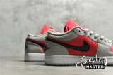 NIKE AIR JORDAN 1 LOW LIGHT IRON ORE/BLACK-SIREN RED DC0774-060