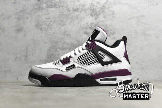NIKE AIR JORDAN 4 RETRO BORDEAUX X PARIS SAINT-GERMAIN WHITE/NEUTRAL GREY/BLACK/BORDEAUX CZ5624-100
