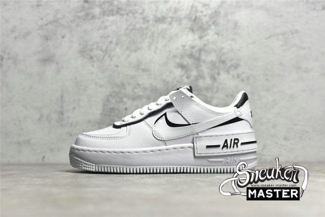 NIKE AIR FORCE 1 SHADOW BLACK/WHITE/WHITE CL0919-001