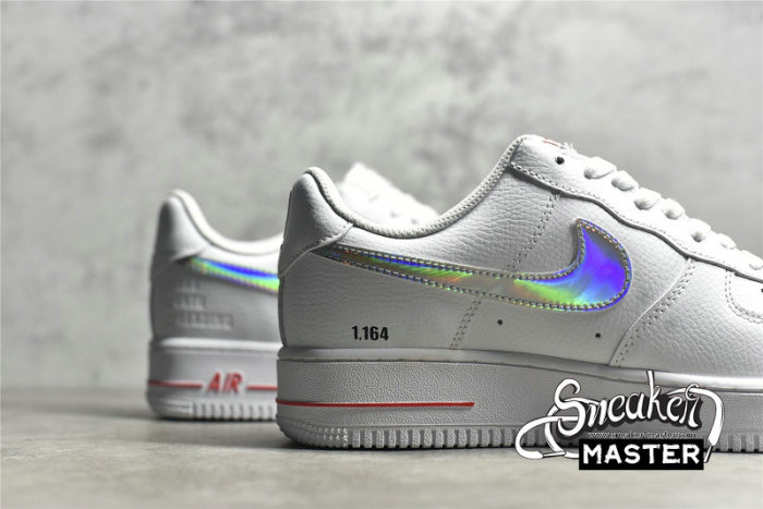 NIKE AIR FORCE 1 LOW 07 WHITE/WHITE/SILVER DO8181-137