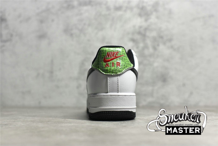 NIKE AIR FORCE 1 LOW 07 LX JUST DO IT SNAKESKIN WHITE/BLACK/WHITE DV1492-101