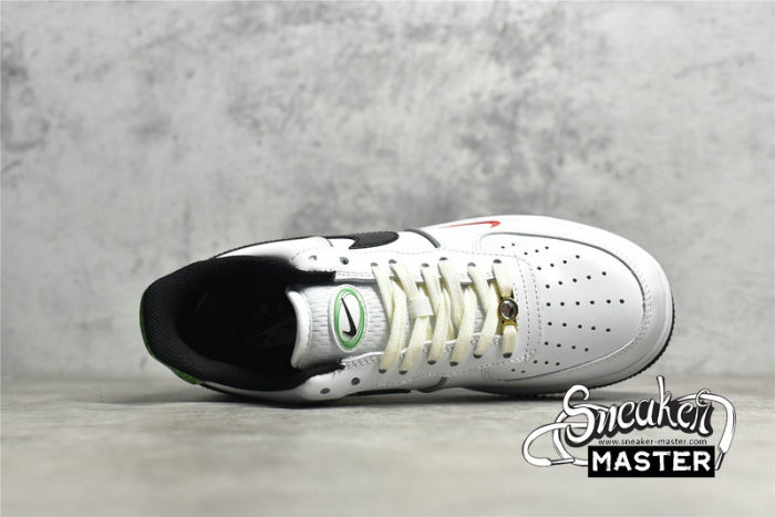NIKE AIR FORCE 1 LOW 07 LX JUST DO IT SNAKESKIN WHITE/BLACK/WHITE DV1492-101