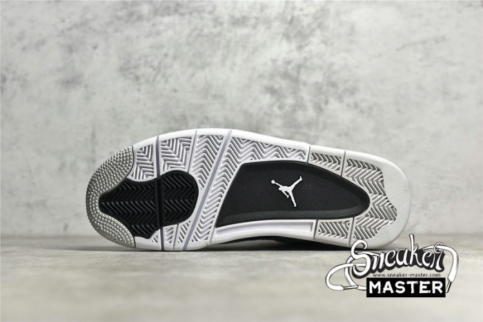 NIKE AIR JORDAN 4 RETRO MILITARY BLACK WHITE/BLACK/NEUTRAL GREY DH6927-111