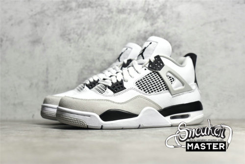 NIKE AIR JORDAN 4 RETRO MILITARY BLACK WHITE/BLACK/NEUTRAL GREY DH6927-111