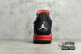 NIKE AIR JORDAN 4 RETRO GS RED THUNDER BLACK/BLACK/RED 408452-016