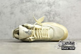 NIKE AIR JORDAN 4 SP X OFF-WHITE SAIL/MUSLIN-WHITE-BLACK CV9388-100