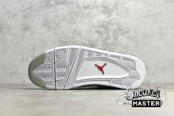 NIKE AIR JORDAN 4 RETRO WHITE OREO WHITE/TECH GREY/BLACK/FIRE RED CT8527-100