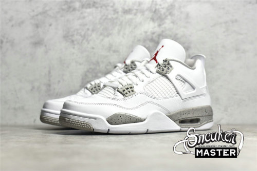 NIKE AIR JORDAN 4 RETRO WHITE OREO WHITE/TECH GREY/BLACK/FIRE RED CT8527-100