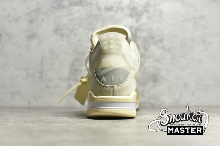 NIKE AIR JORDAN 4 SP X OFF-WHITE SAIL/MUSLIN-WHITE-BLACK CV9388-100