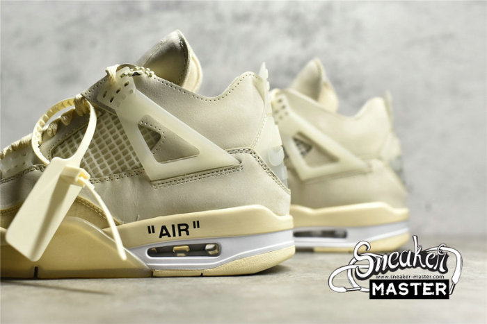 NIKE AIR JORDAN 4 SP X OFF-WHITE SAIL/MUSLIN-WHITE-BLACK CV9388-100