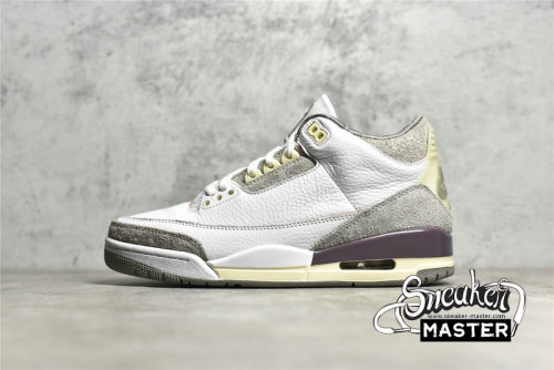 NIKE A MA MANIÉRE X AIR JORDAN 3 RETRO SP RAISED BY WOMEN WHITE/MEDIUM GREY/VIOLET ORE DH3434-110