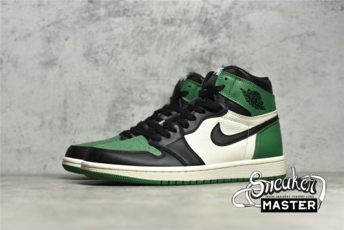 NIKE AIR JORDAN 1 RETRO HIGH OG PINE GREEN/SAIL-BLACK 555088-302
