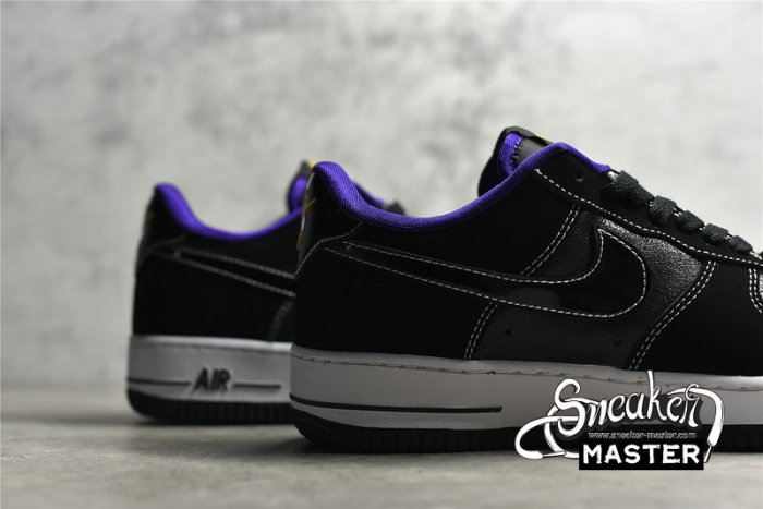 NIKE AIR FORCE 1 LOW 07 LAKERS LACK/WHITE-PURPLE DQ0301-001