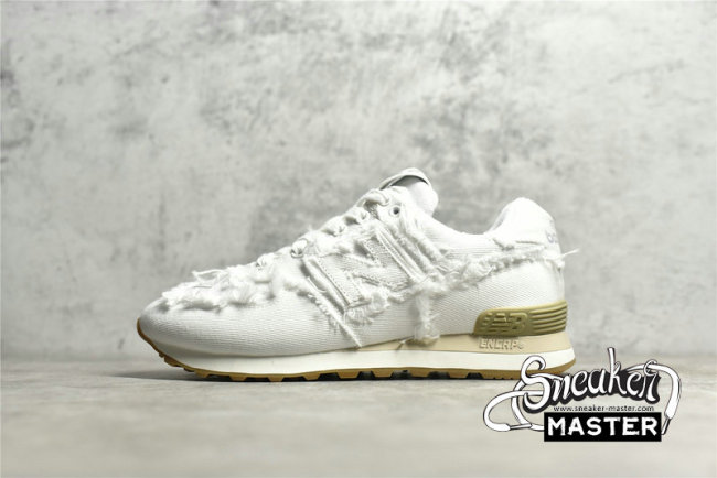 NEW BALANCE 574 RUNNING SHOES X MIUMIU WHITE/WHITE/WHITE
