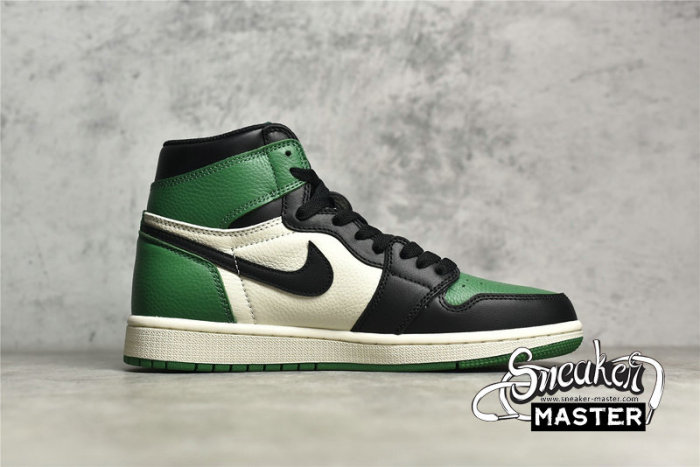 NIKE AIR JORDAN 1 RETRO HIGH OG PINE GREEN/SAIL-BLACK 555088-302